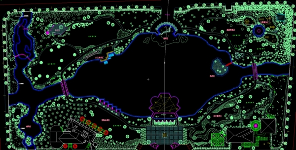 公园景观公园总平面图图片