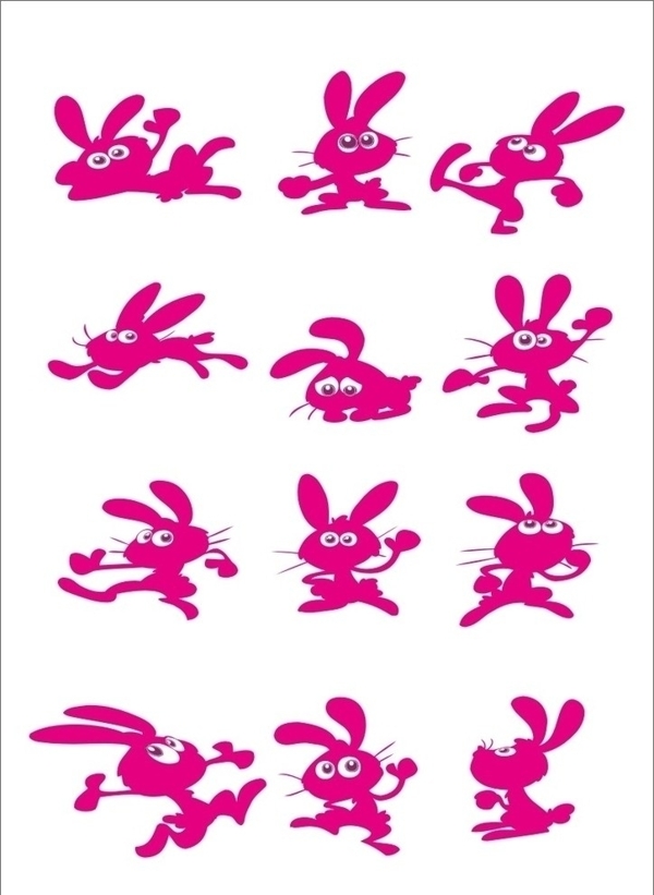 卡通兔子图片