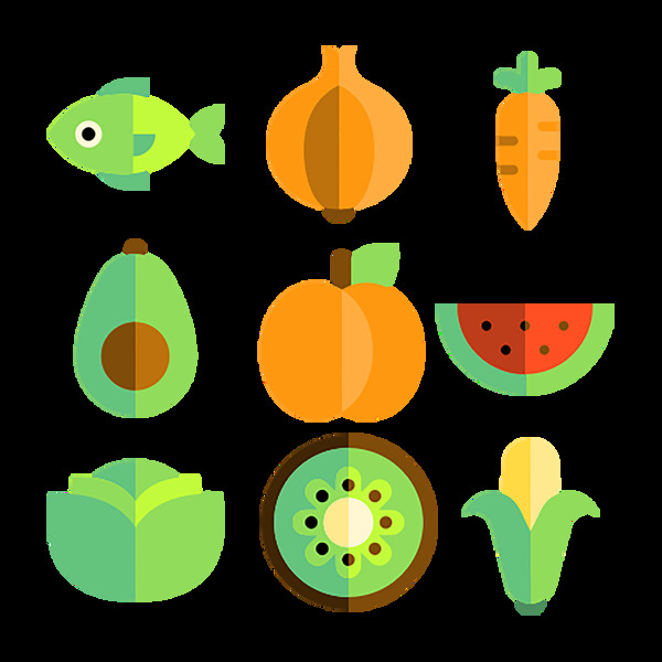 水果食物食品ICON