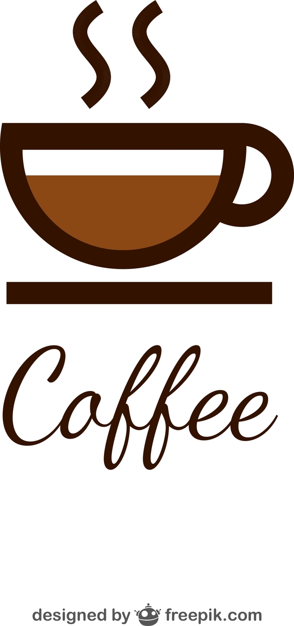 创意咖啡标志设计图片