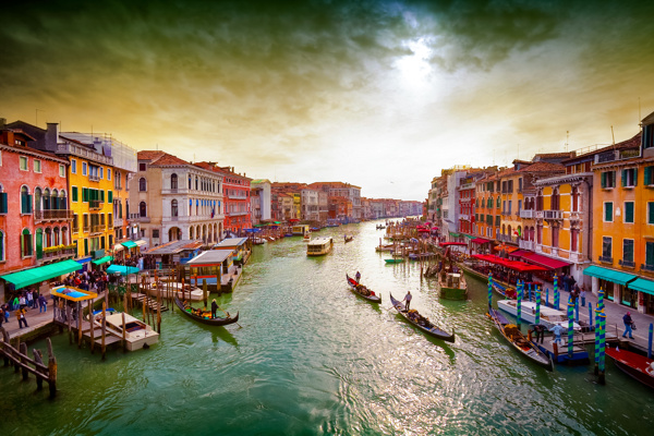 水城威尼斯风景图片