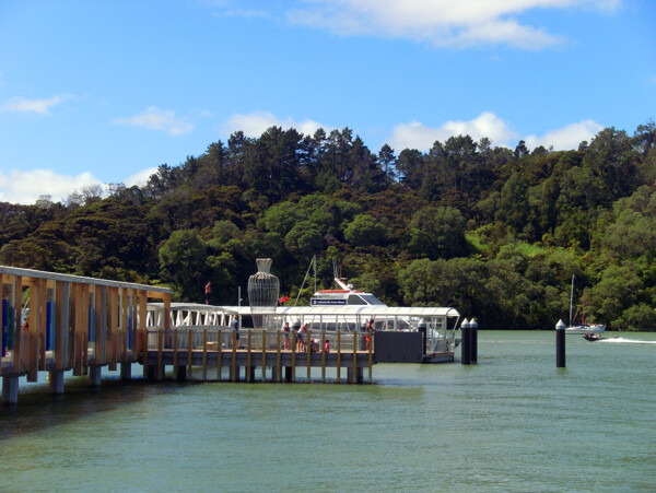 新西兰码头风景图片
