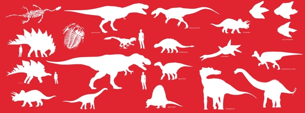 恐龙动物矢量图恐龙动物