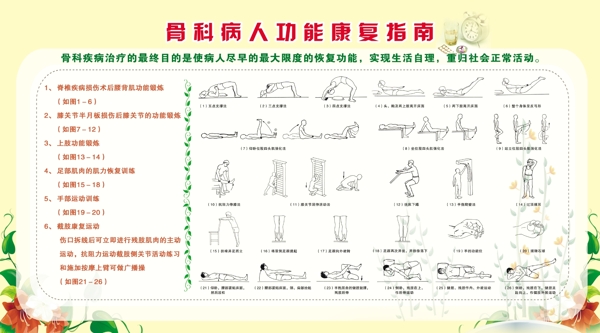 骨科病人功能康复指南图片