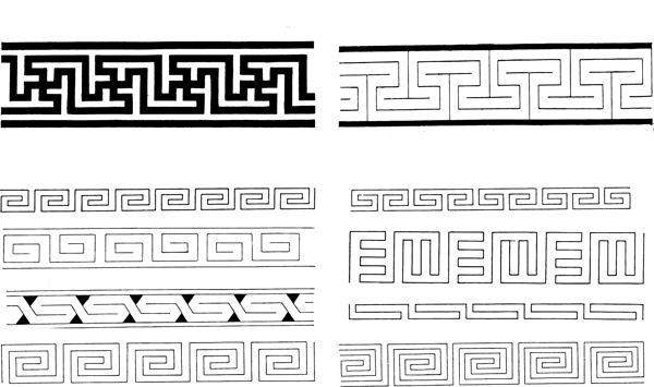 中国古典回形纹素材