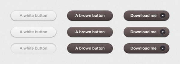 白灰简单UI设计图标按钮素材下载