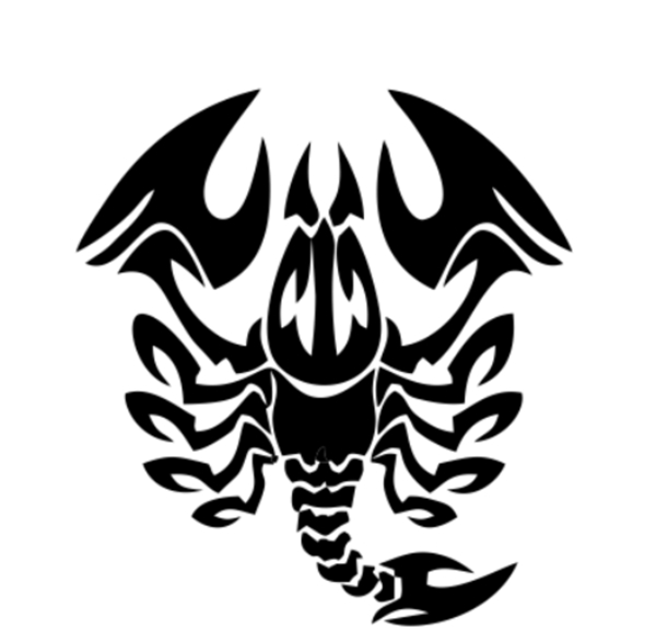 蝎子矢量图图片