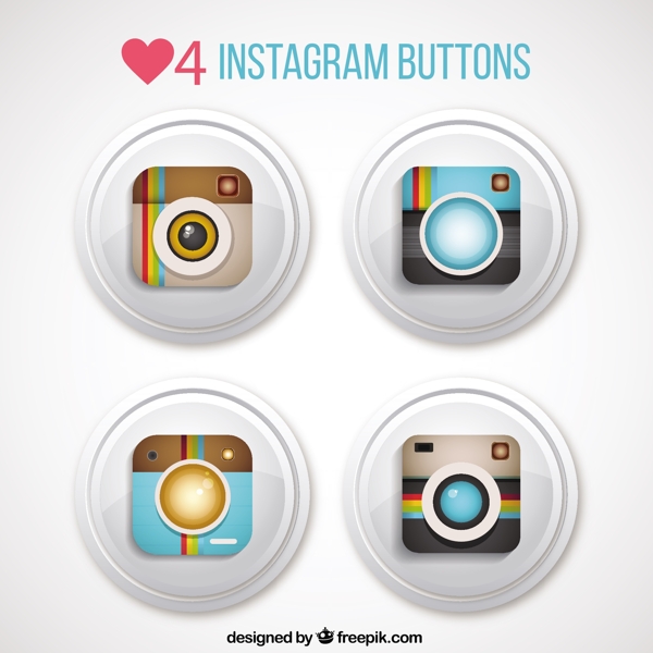 Instagram按钮组