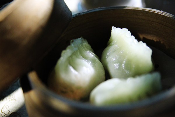 鲜虾韭菜饺图片
