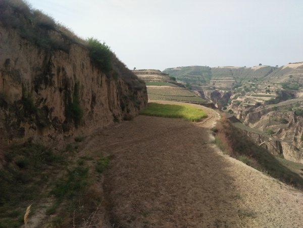 农家山沟景色