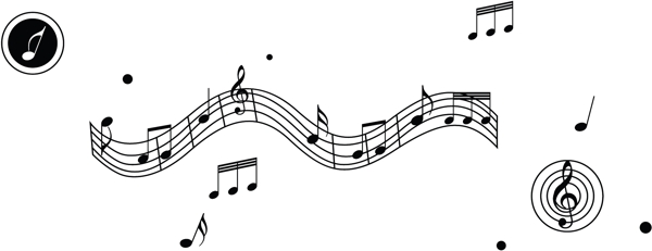 音符音乐矢量图