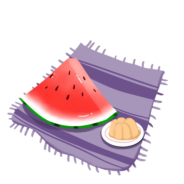 夏季香甜水果设计素材