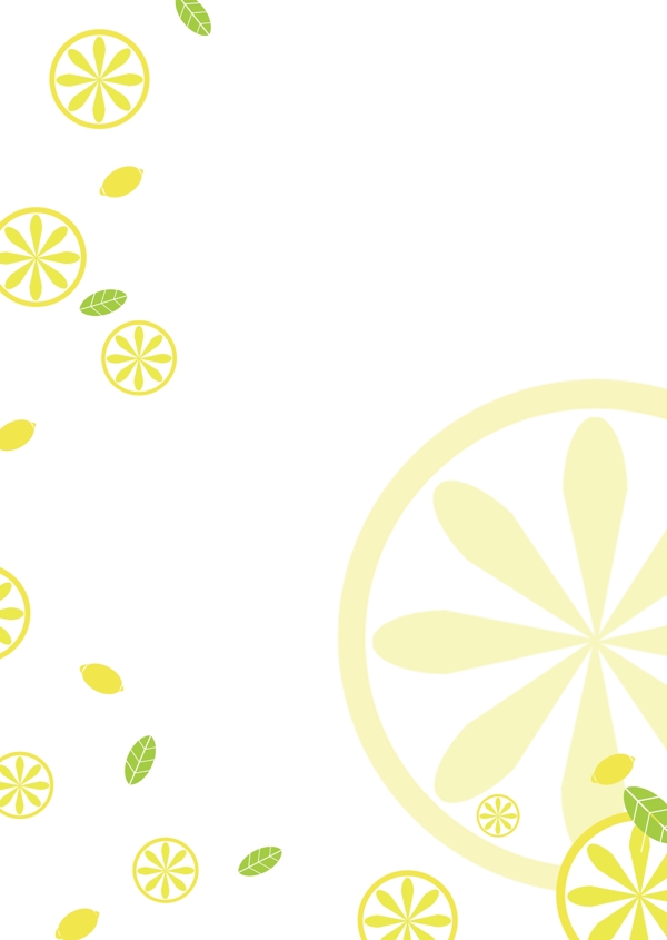 柠檬背景图