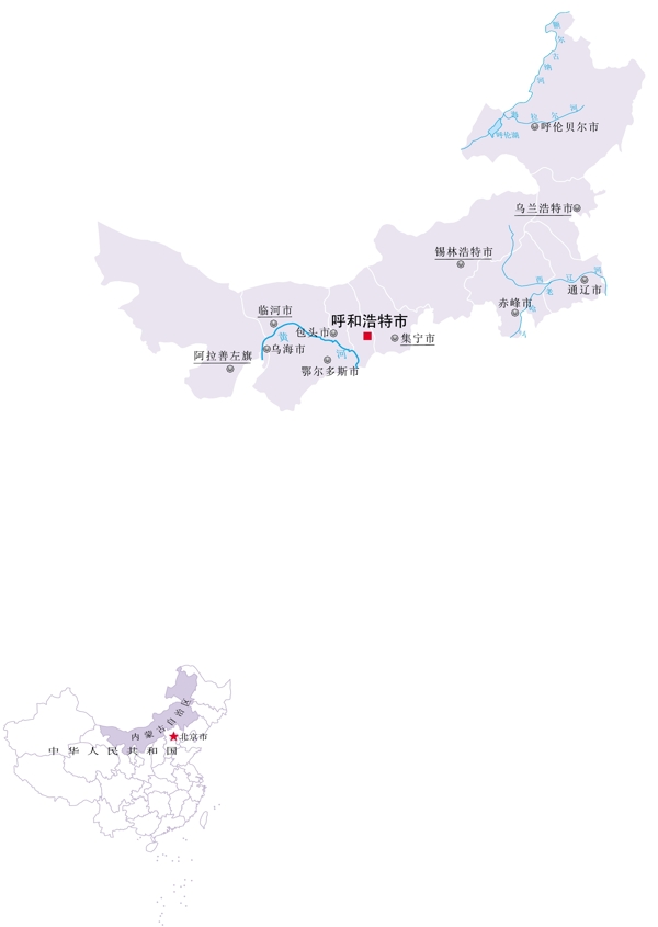 内蒙地图