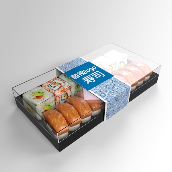 寿司盒样机
