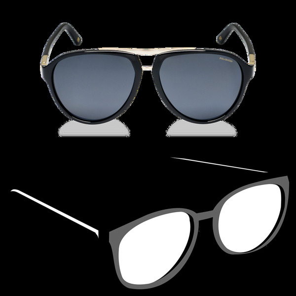 两副眼镜免抠png透明图层素材