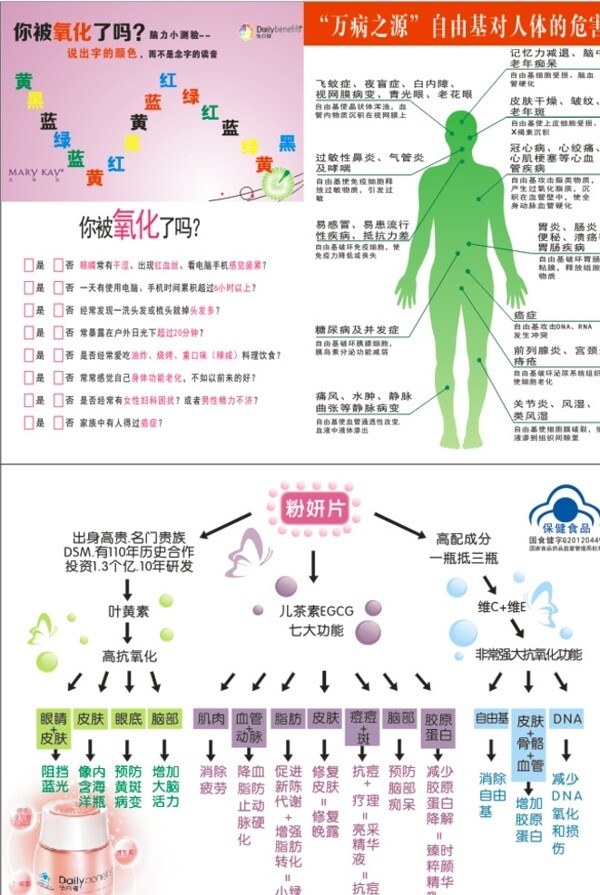 玫琳凯粉妍片DM单