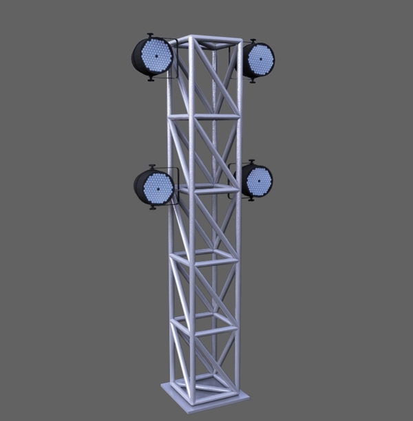 truss架灯柱