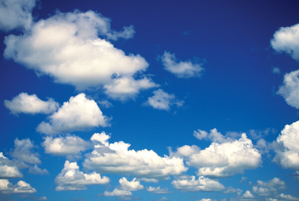蓝天白云云朵图片