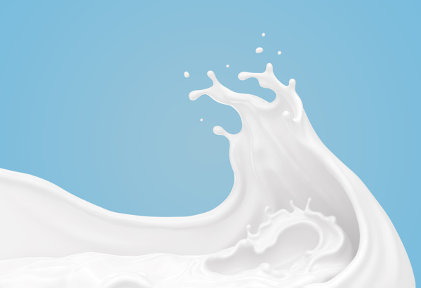 牛奶飞溅果汁背景海报素材图片