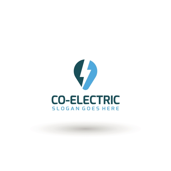 coelectric蓝色抽象图案