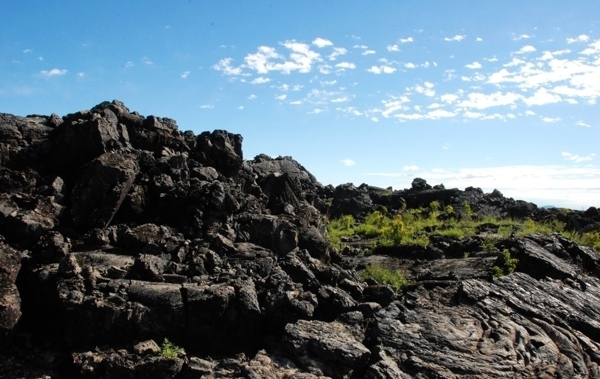 连池火山岩图片