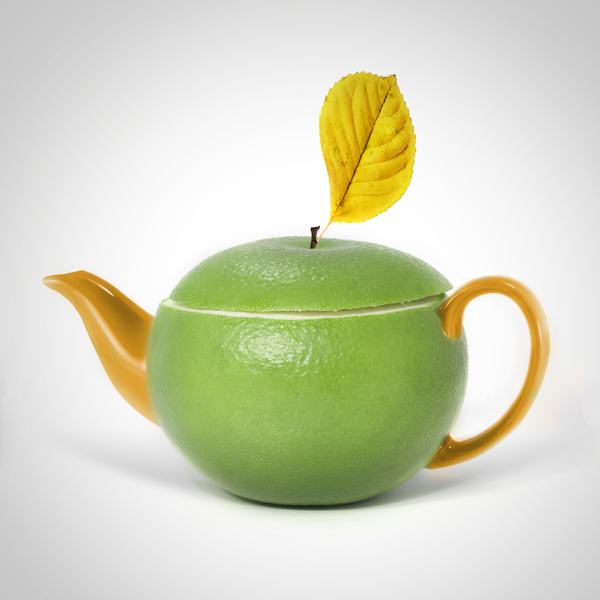 创意柠檬茶壶图片