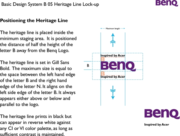 BenQ明基VI矢量CDR文件VI设计VI宝典