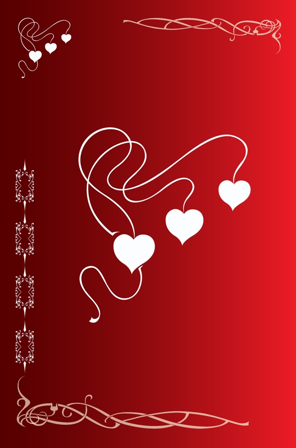 印花矢量图色彩红色心连心捐血免费素材