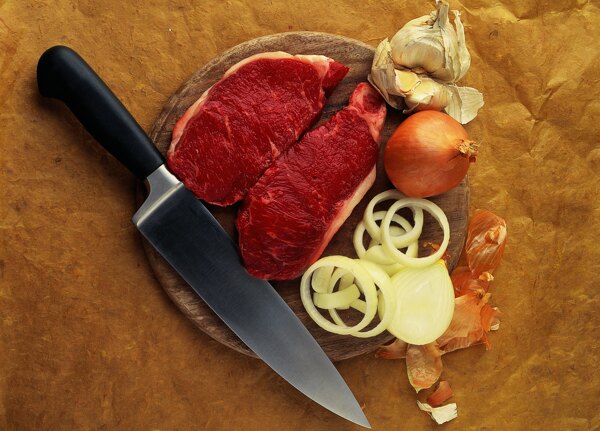 牛肉配菜图片