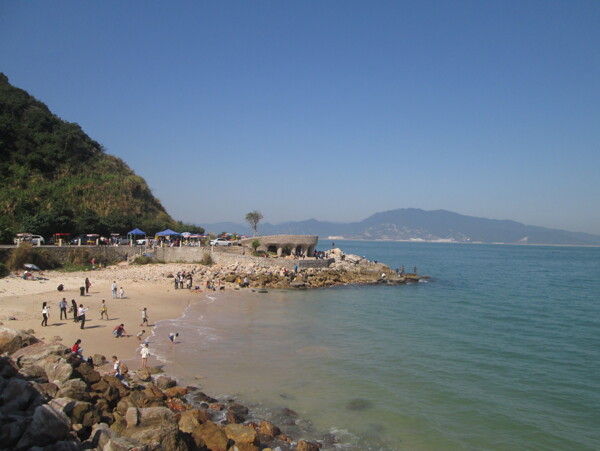 杨梅坑海滩图片