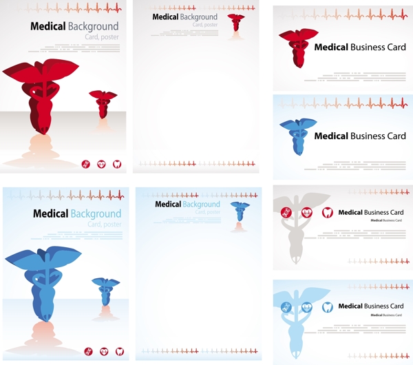 医疗医院天使版式图片