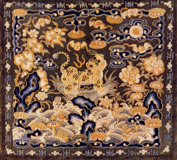 中国传统刺绣纹样高清官服补子图片