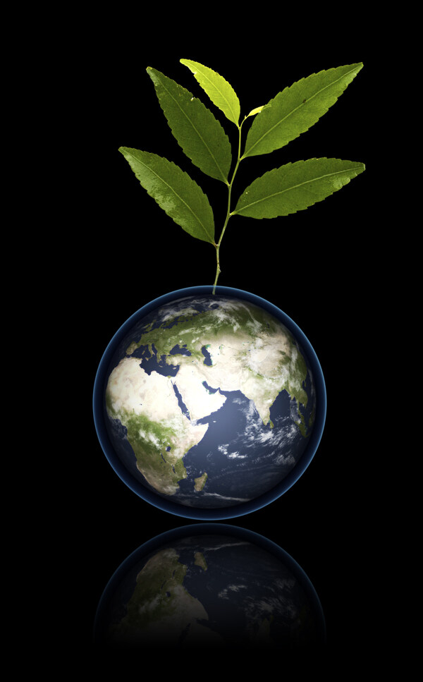 低碳环保地球