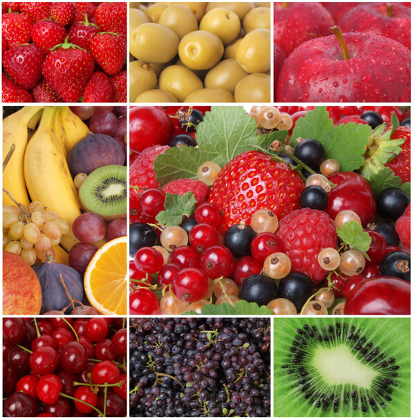 健康绿色水果