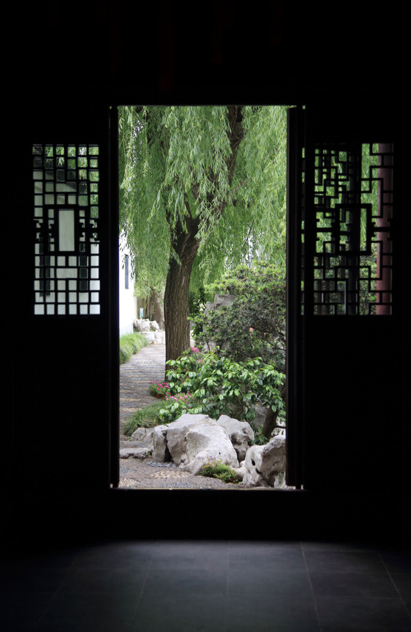 上海豫园门窗局部细节图片