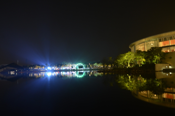 深圳欢乐海岸夜景非高清图片