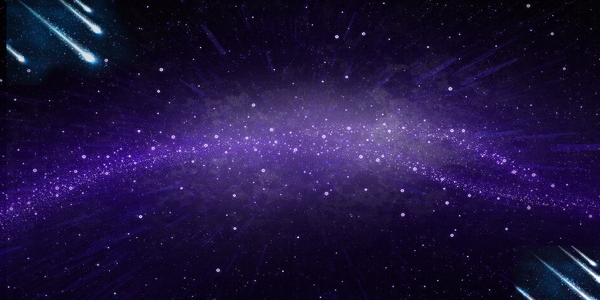 蓝紫色大气星空光效背景设计