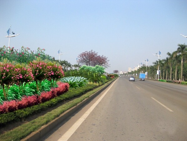 道路景观效果图图片