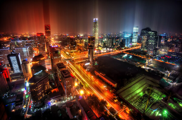 北京全景俯瞰高清摄影图片