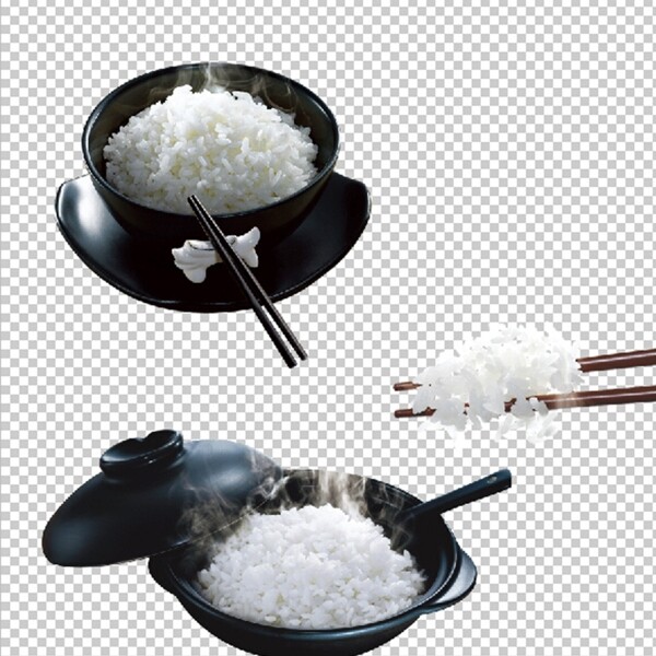 米饭饭碗米碗图片
