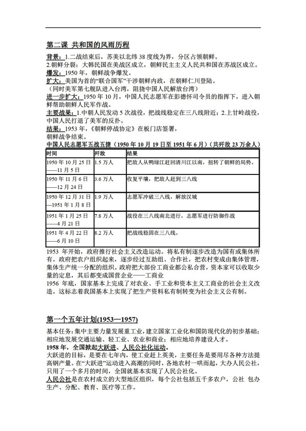 九年级下册历史比赛教案九年级23课复习提纲