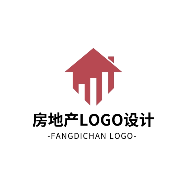 简约大气创意房地产logo标志设计