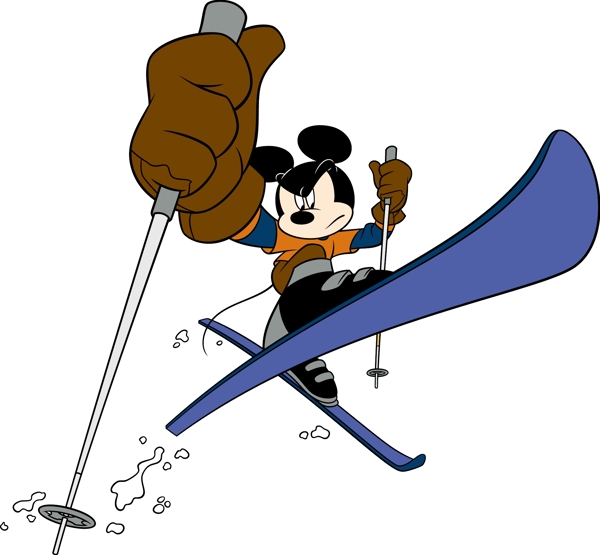 迪士尼矢量卡通人物米奇图片