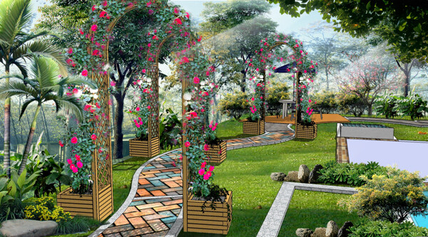 全套私家花园景观设计图