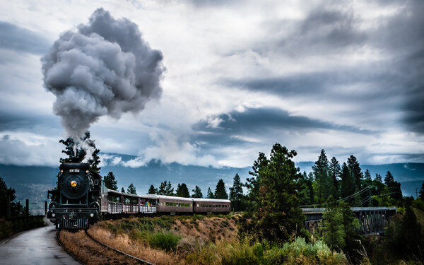 蒸汽列车图片