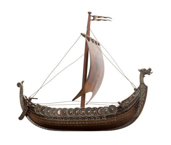 古代帆船模型图片