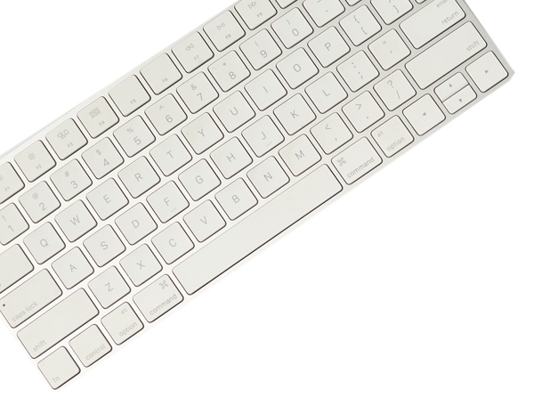 白色的键盘
