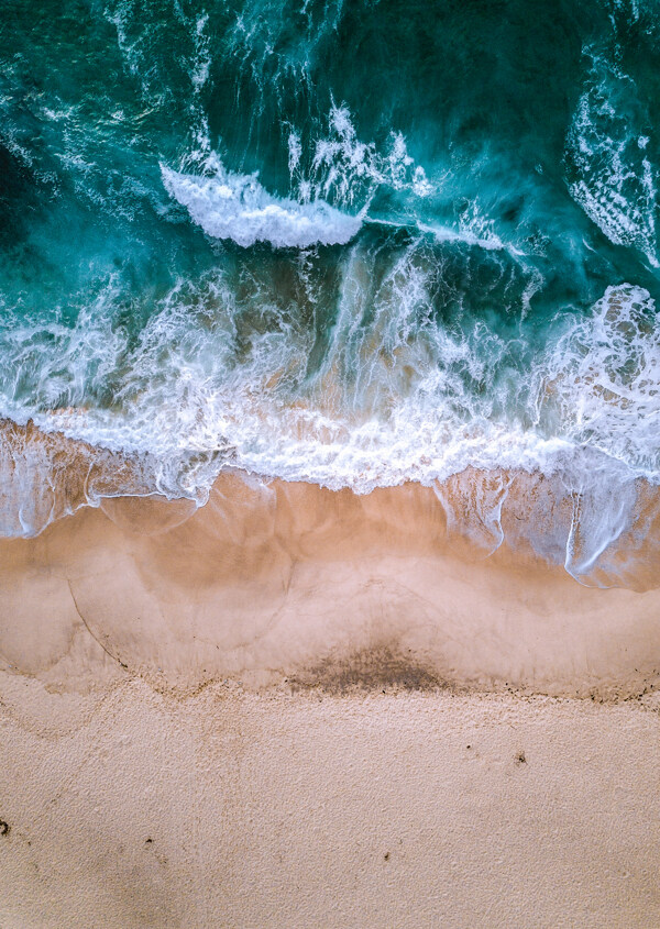 海滩海洋自然天空水