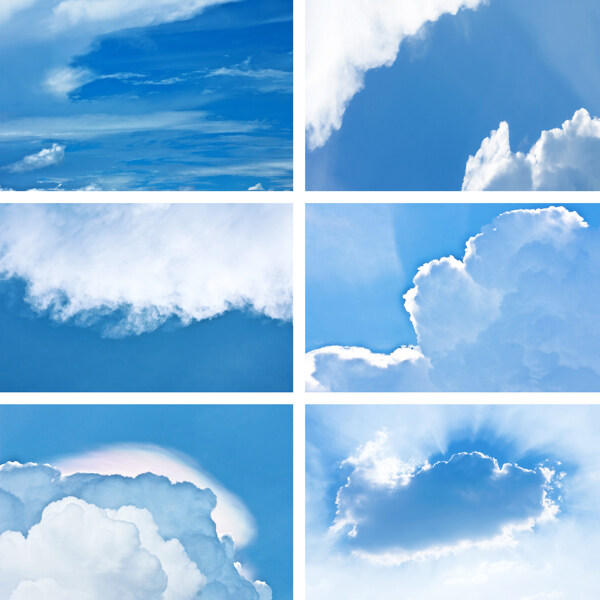 蓝天白云图片集图片